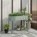 raised corten steel planters